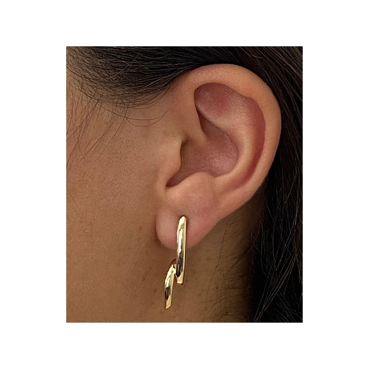 GENERICO - Aros Infinity Acero Color Dorado