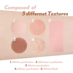 I'M MEME - MULTI CUBE - SOMBRA Y RUBOR COREANO - Rosa