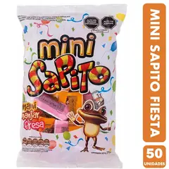 ARCOR - Mini Sapito Sabores Surtidos - Especial Cumpleaños 50 Uni