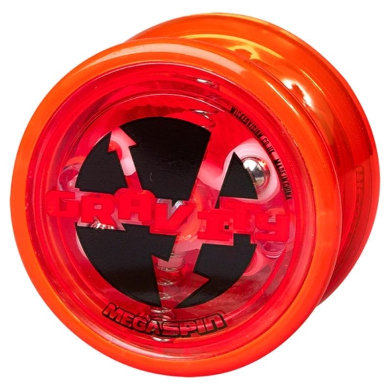 GENERICO - Yoyo Mega Spin Gravity con luces LED Naranjo