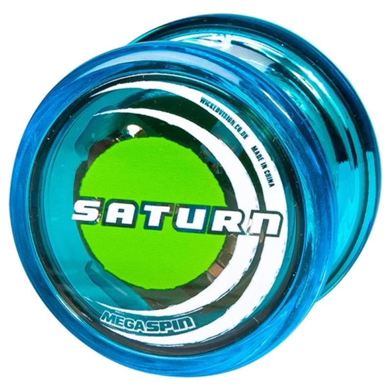 GENERICO - Yoyo Mega Spin Saturn con luces LED Azul