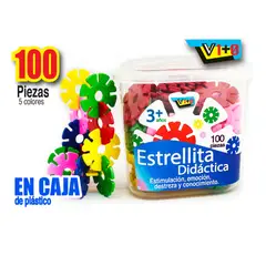GENERICO - Estrellita Didáctica Juguete Bloques Conector Encajable