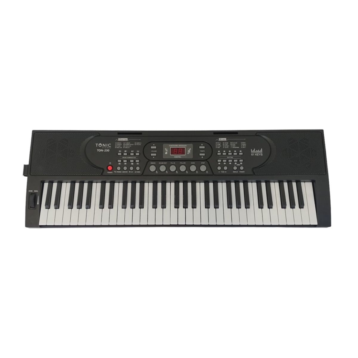 TONIC PIANOS - Teclado Musical Piano 61 Notas Ton-230 Tonic