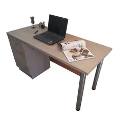 GENERICO - Escritorio para Home Office Roble provenzal Cajonera y patas