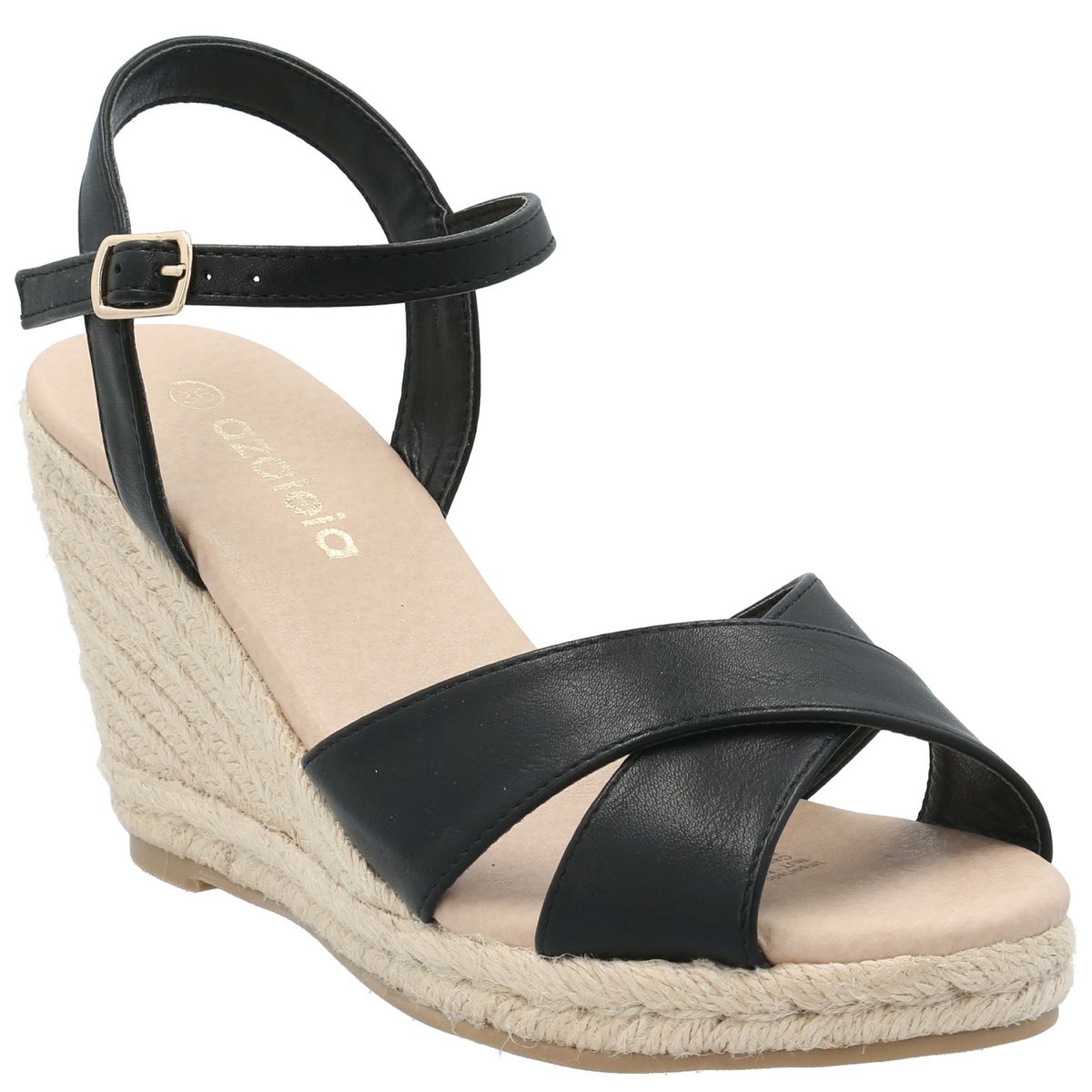 AZALEIA - Sandalia Mujer Sasha Negro AZALEIA