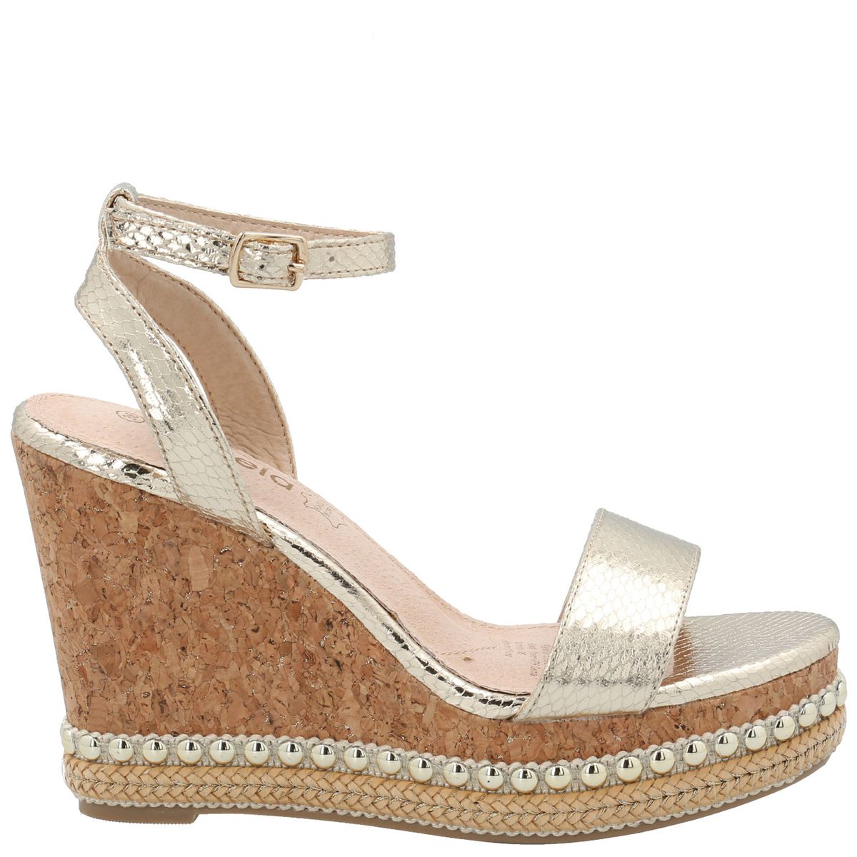 AZALEIA - Sandalia Mujer Jack Dorado AZALEIA