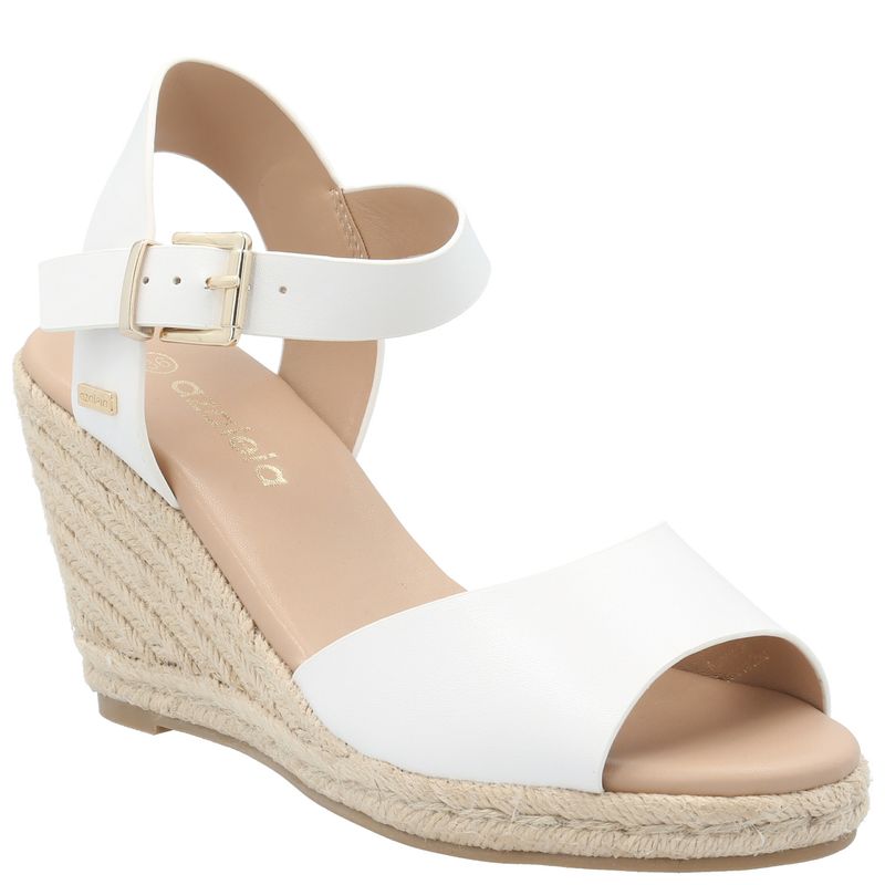 AZALEIA - Sandalia Mujer Blu Blanco AZALEIA.