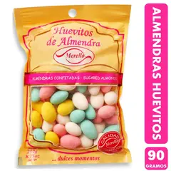 MERELLO - Huevitos De Almendra - Caramelo Clásico 90 Gramos