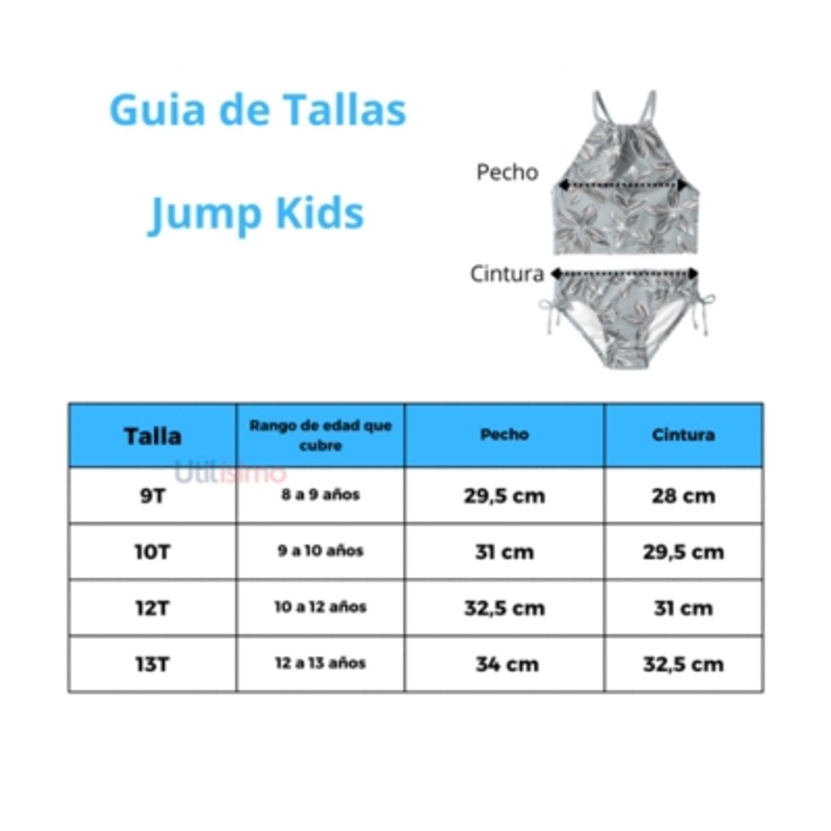 JUMP KIDS - Traje de Baño 2 piezas Colores Niña Jump Kids Surtido.