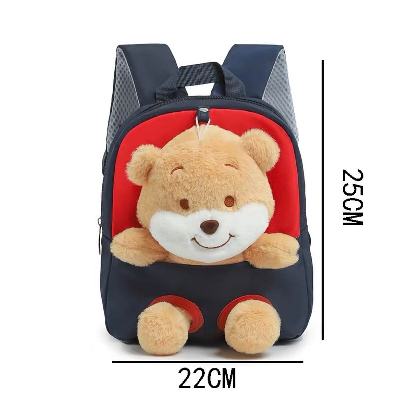 GENERICO - Mini Mochila Peluche Forma De Oso Para Niña Hermosa