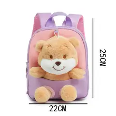 GENERICO - Mini Mochila Peluche Forma De Oso Para Niña Hermosa