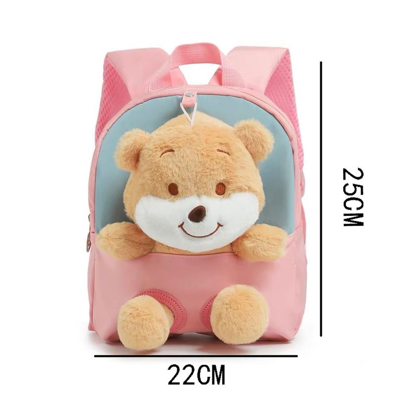 GENERICO - Mini Mochila Peluche Forma De Oso Para Niña Hermosa