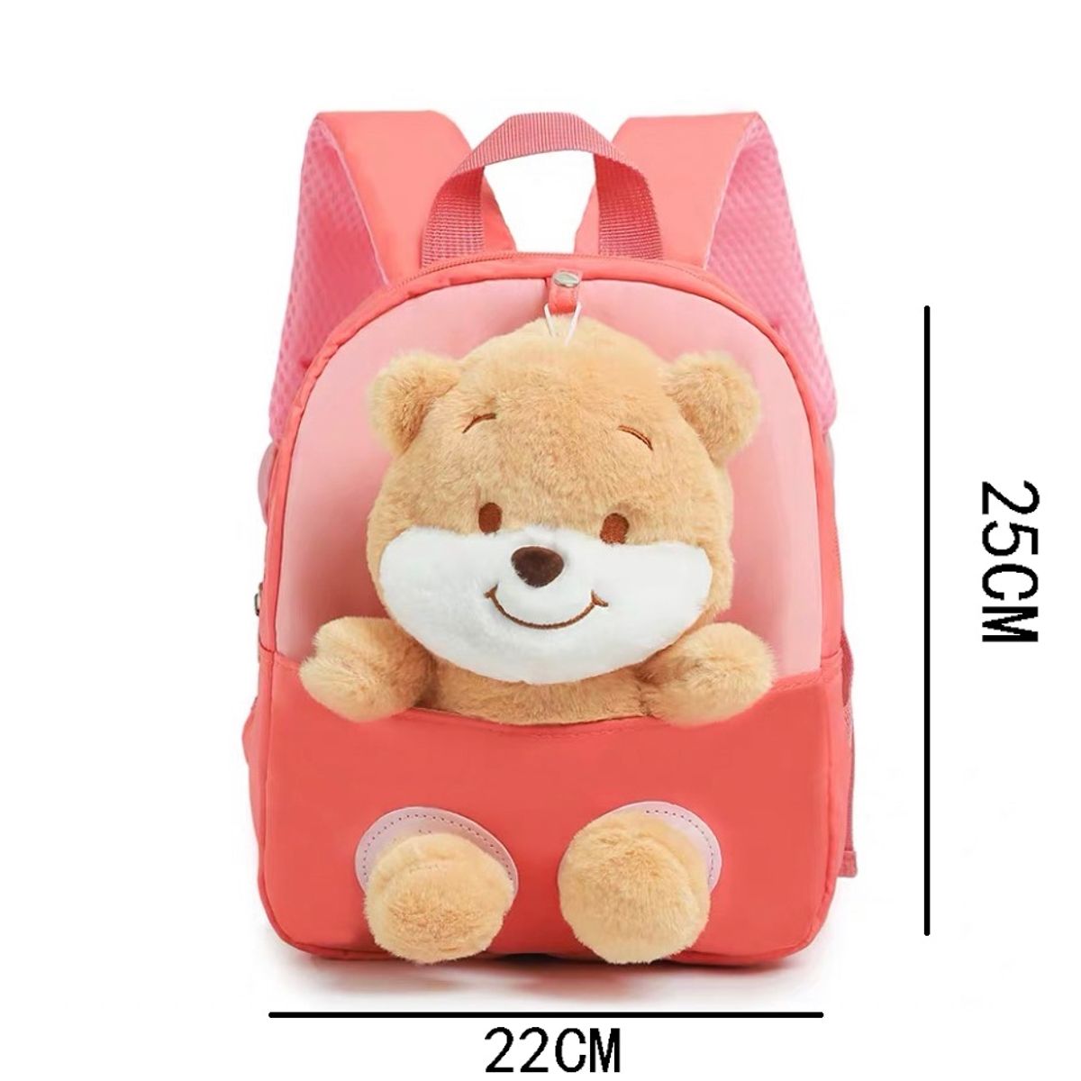 GENERICO - Mini Mochila Peluche Forma De Oso Para Niña Hermosa