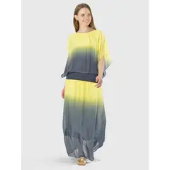BOUS - Blusa Degrade Italiana Amarillo
