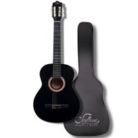 Guitarra Clásica 39” Negro con Alma + Funda 8448