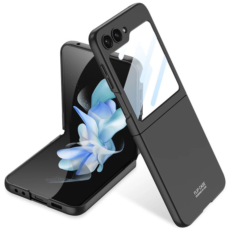 GKK - Carcasa Plegable Para Samsung Z Flip 5 - Negro