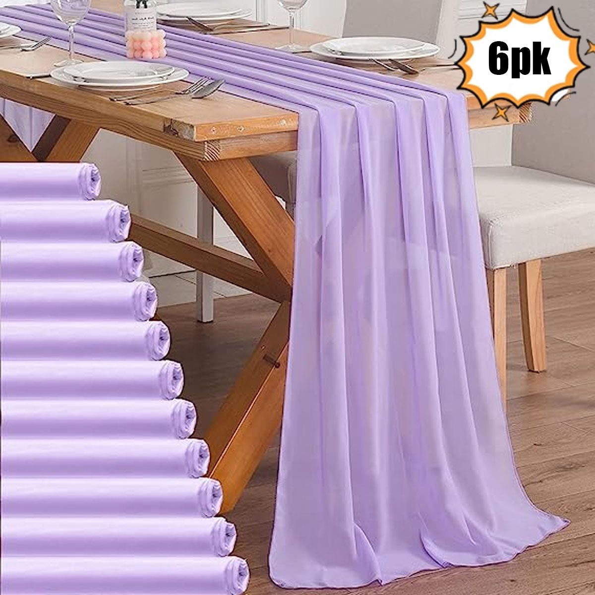 EDWINAYY - Mantel Satinado Para Mesa Decoración Cumplea?os Fiesta 6pk