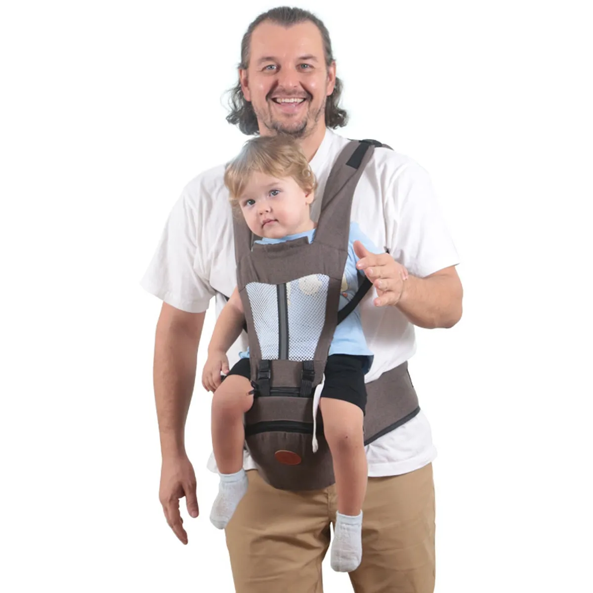 EDWINAYY - Mochila Portabebé Ajustables Asiento Removible? Porta Bebe