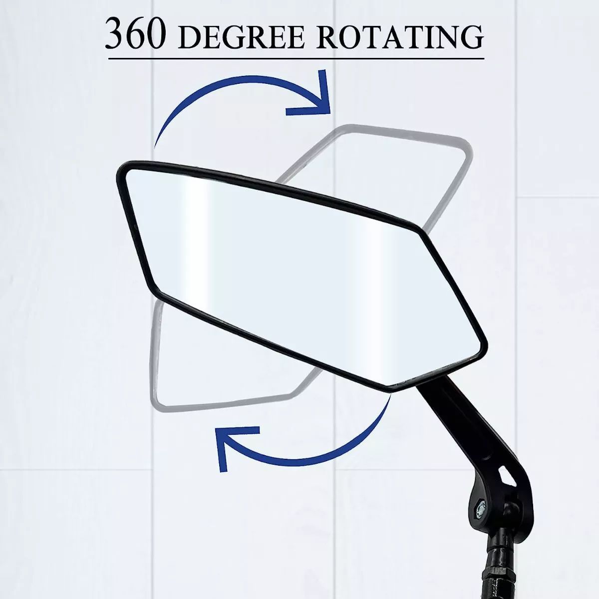 KUANGYE - Par De Espejos Retrovisores De Bicicleta Moto Eléctrica