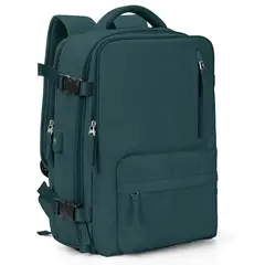 EVERSO - Mochila De Viaje Impermeable Gran Capacidad Antirrobo Con Puerto Usb