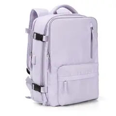 EVERSO - Mochila De Viaje Impermeable Gran Capacidad Antirrobo Con Puerto Usb