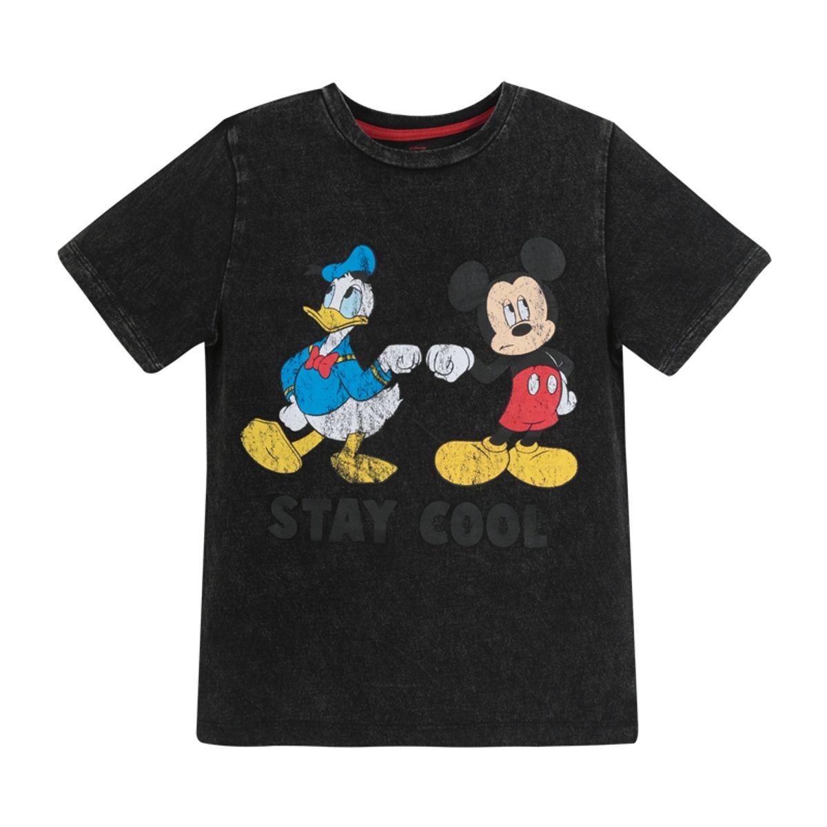 DISNEY - Polera Niño Mickey Saludo Secreto Gris Disney