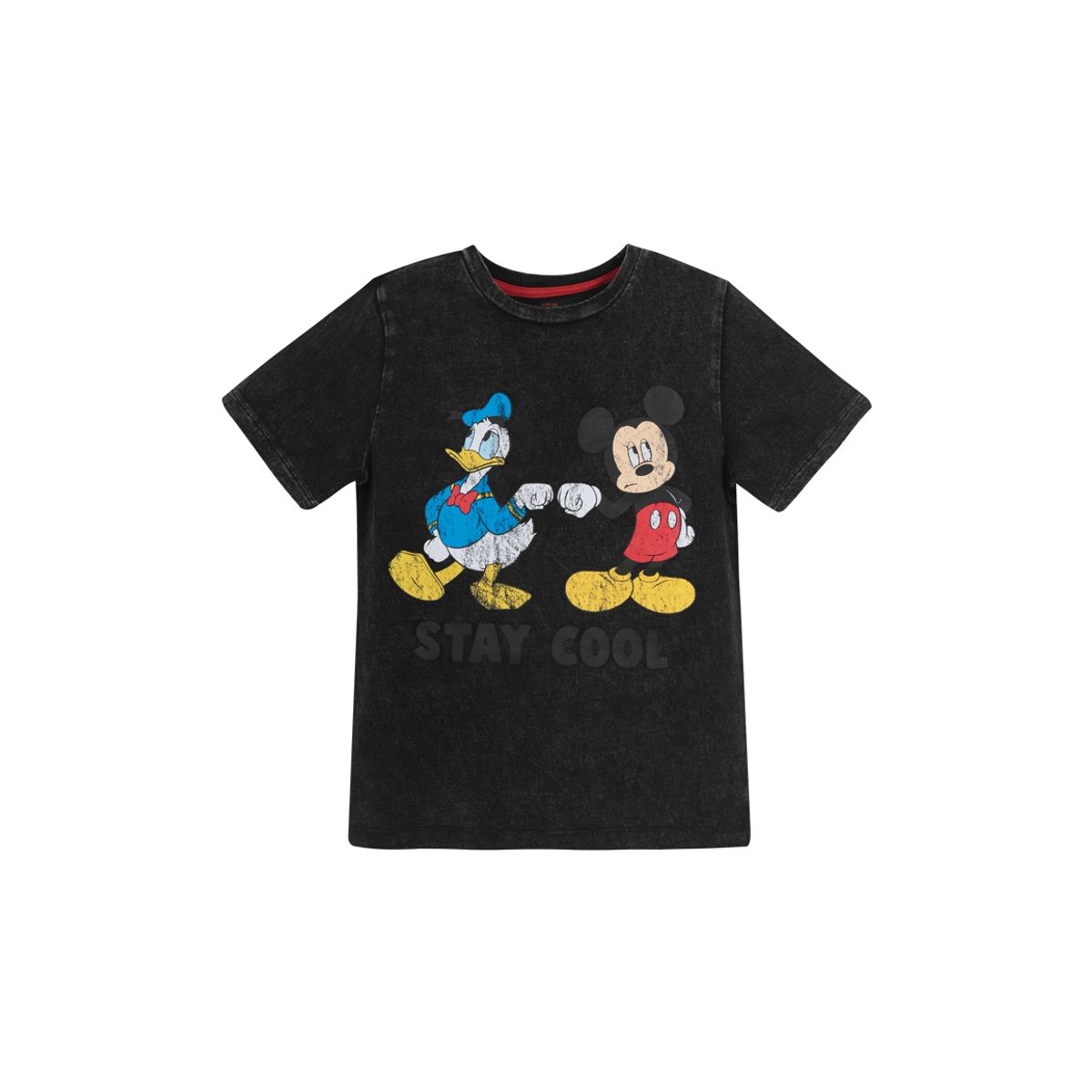 DISNEY - Polera Niño Mickey Saludo Secreto Gris Disney
