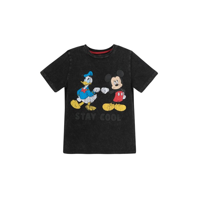 DISNEY - Polera Niño Mickey Saludo Secreto Gris Disney