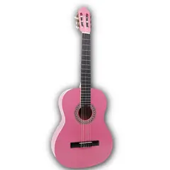 SEVILLANA - Guitarra Clásica Rosada 30” Con Alma + Funda 8457