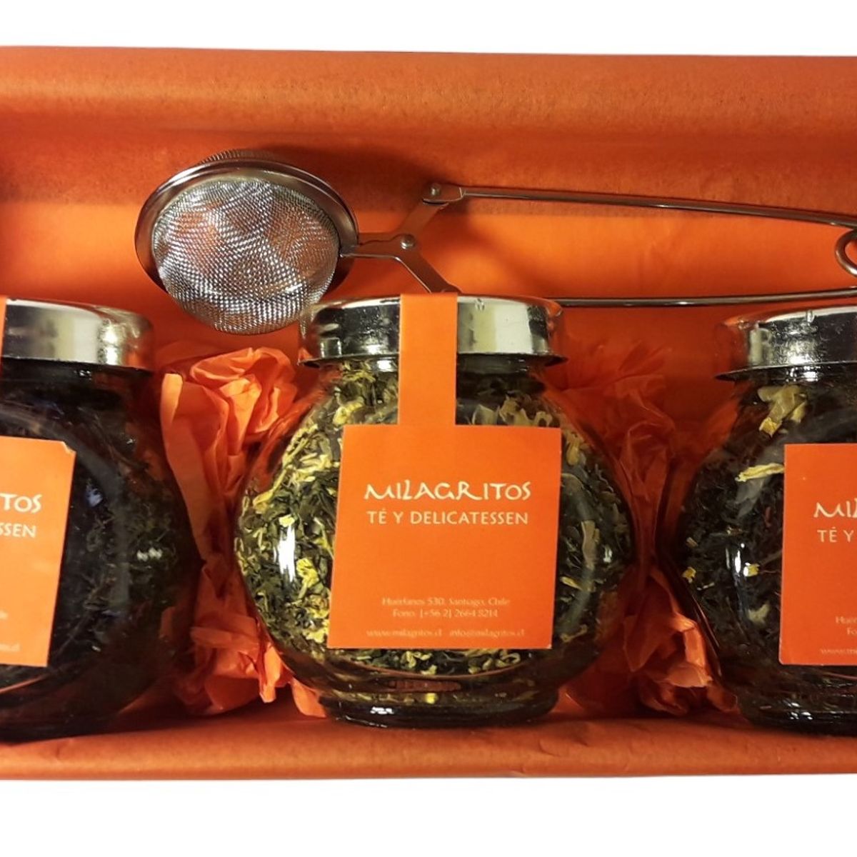 MILAGRITOS TE Y DELICATESSEN - Pack Milagritos 3 tes + infusor