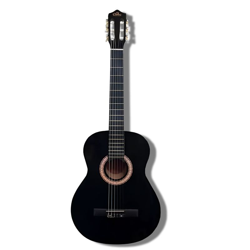 SEVILLANA - Guitarra Clásica Sevillana 30” para Niños Negro + Funda 8454 - Negro