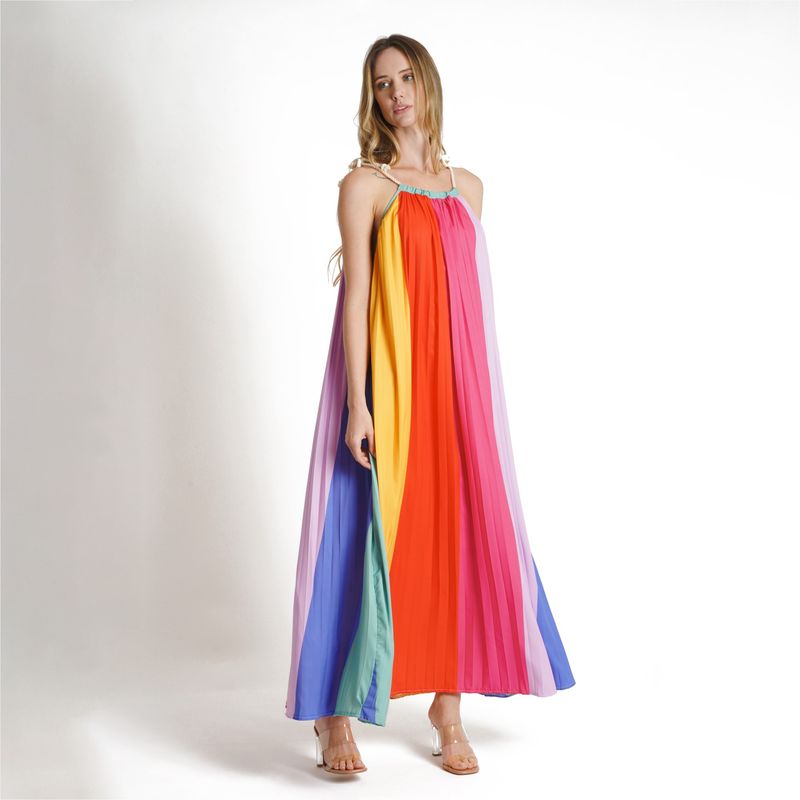 GUINDA - Vestido con lazo Chia Guinda