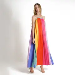 GUINDA - Vestido con lazo Chia