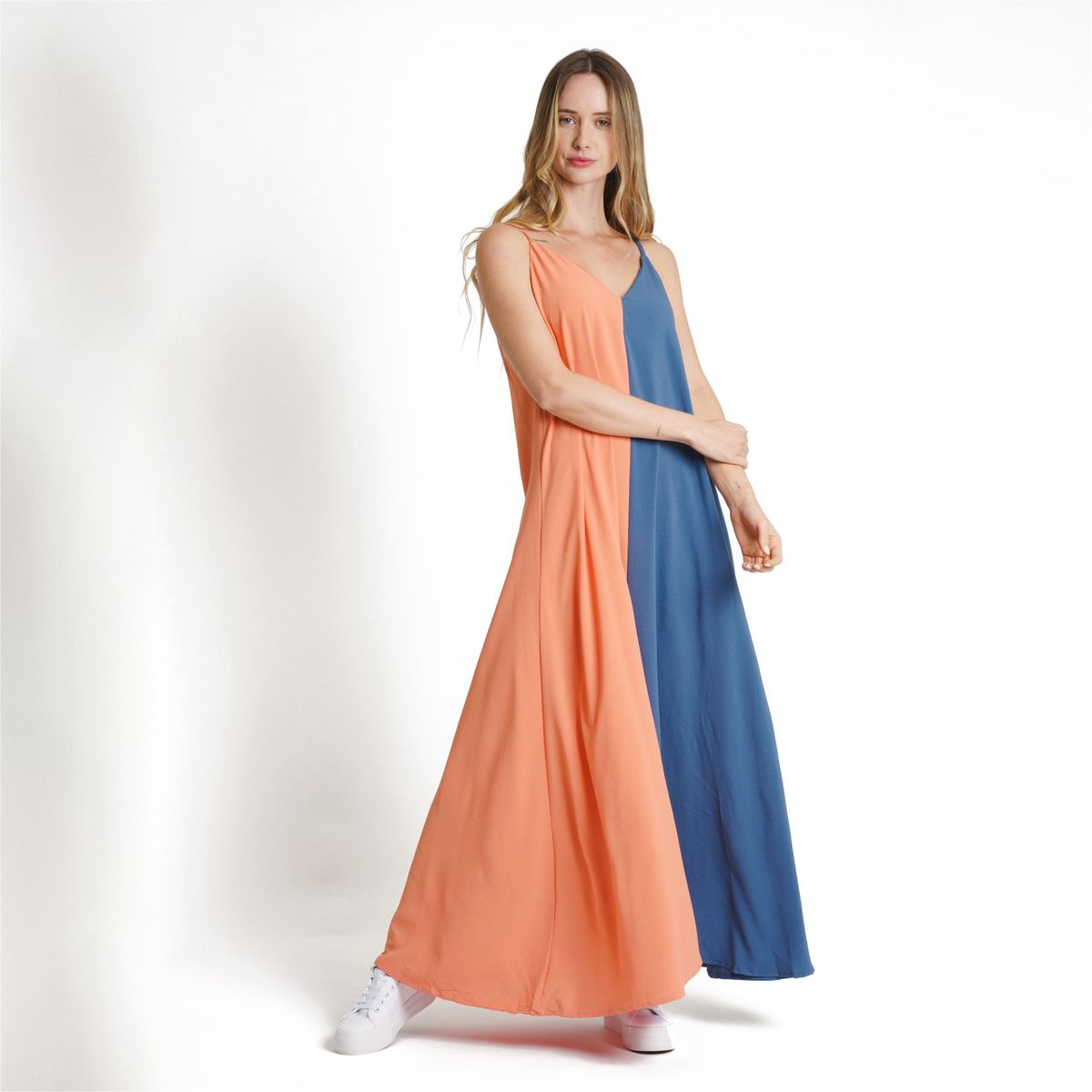 GUINDA - Vestido con Pabilo Gorlis Guinda