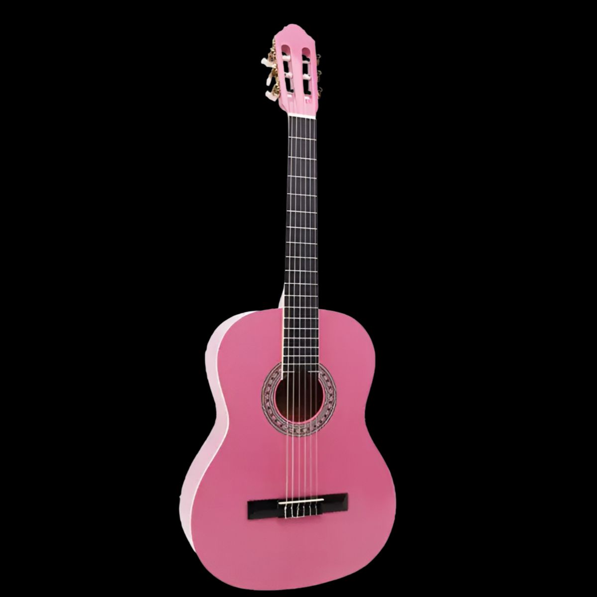 SEVILLANA - Guitarra Clásica Sevillana Rosada 30” Con Alma + Funda 8457 - Rosa