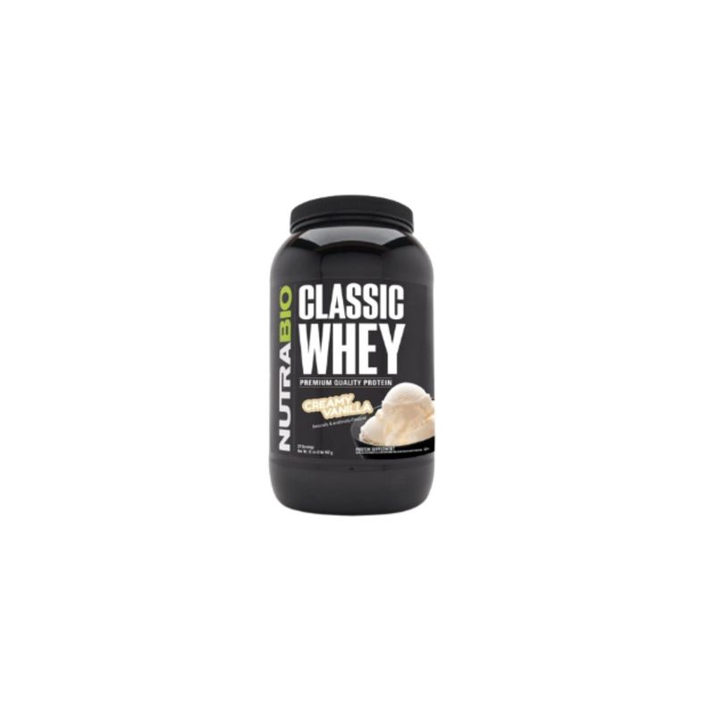 NUTRABIO - Proteína 2 libras Classic Whey Creamy Vainilla