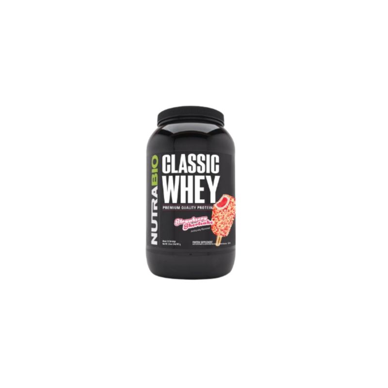 NUTRABIO - Proteína 2 libras Classic Whey Strawberry Shortcake