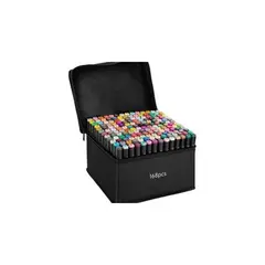 U BUY - Set De 168 Rotuladores Marcadores Plumones Doble Punta