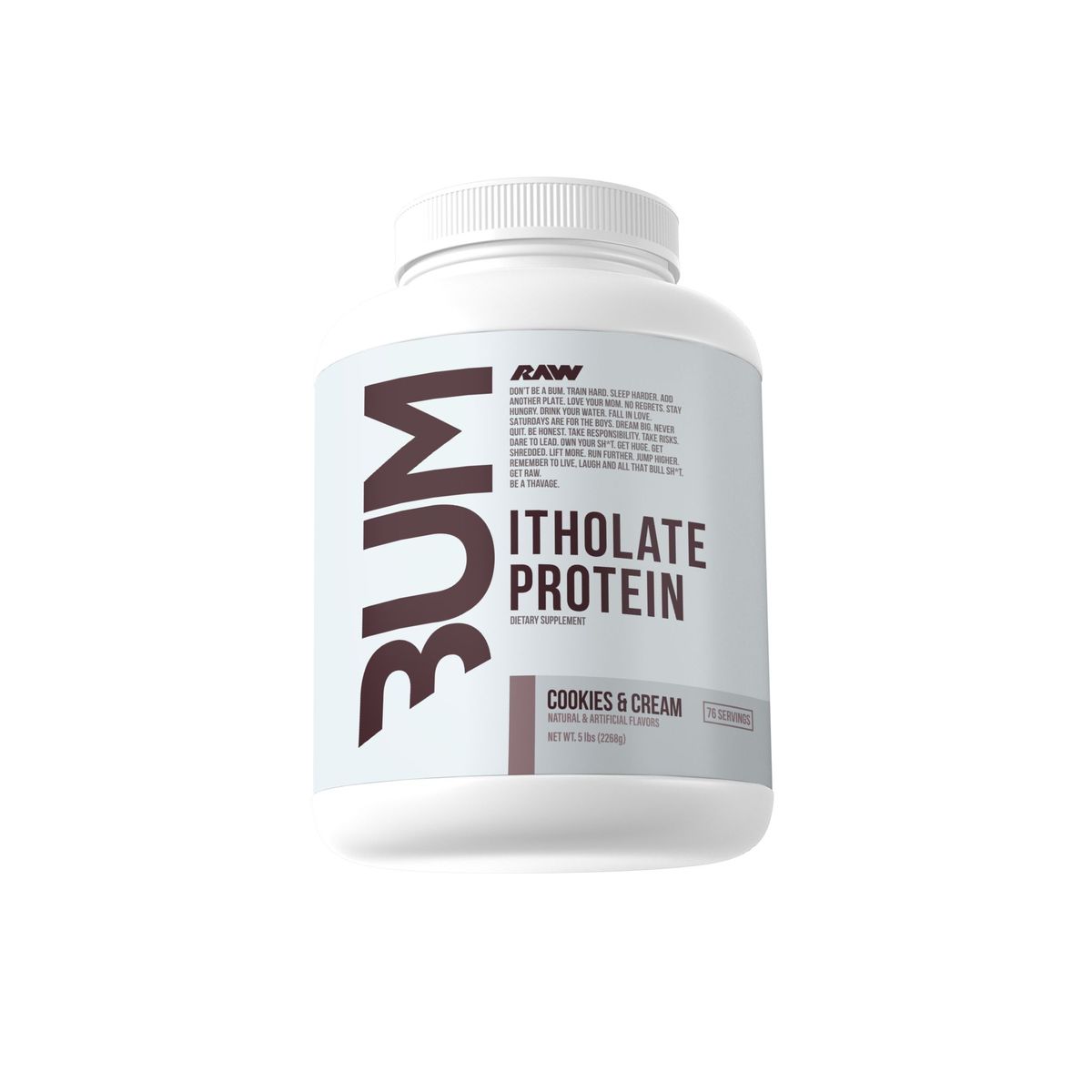 RAW NUTRITION - CBUM Itholate protein 5 libras Cookies & Cream