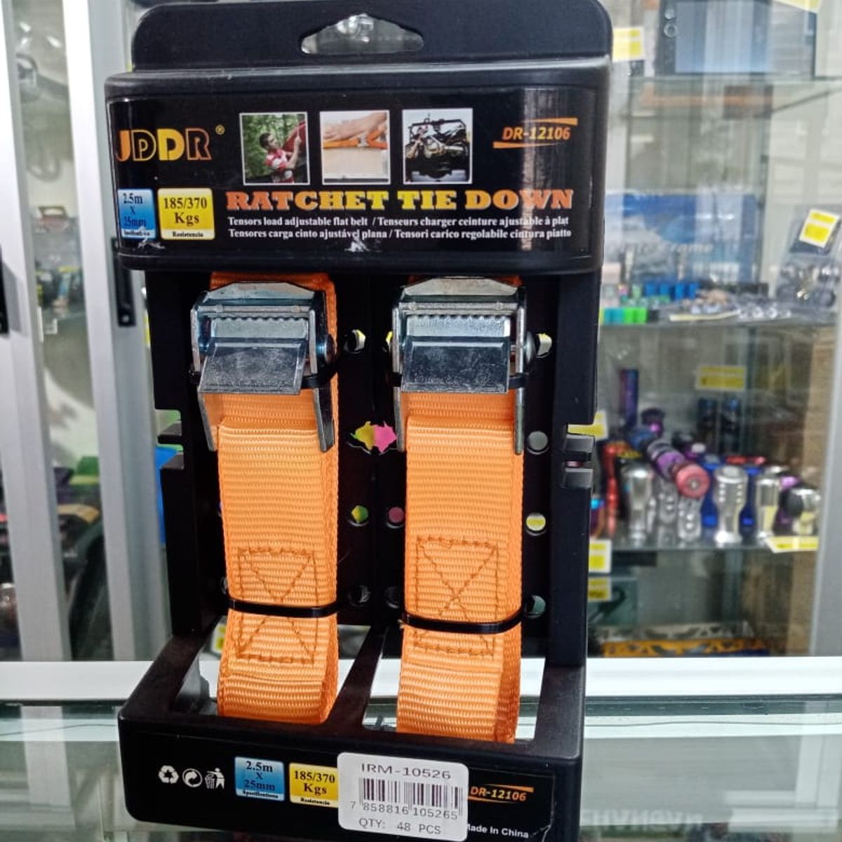 GENERICO - Correa  trinquete Eslinga de carga para autos 25mts x 25mm