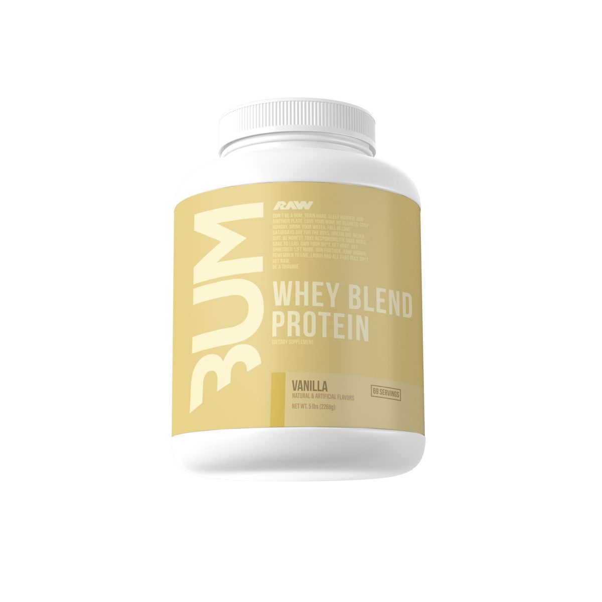 RAW NUTRITION - CBUM Whey blend protein 5 libras Vainilla
