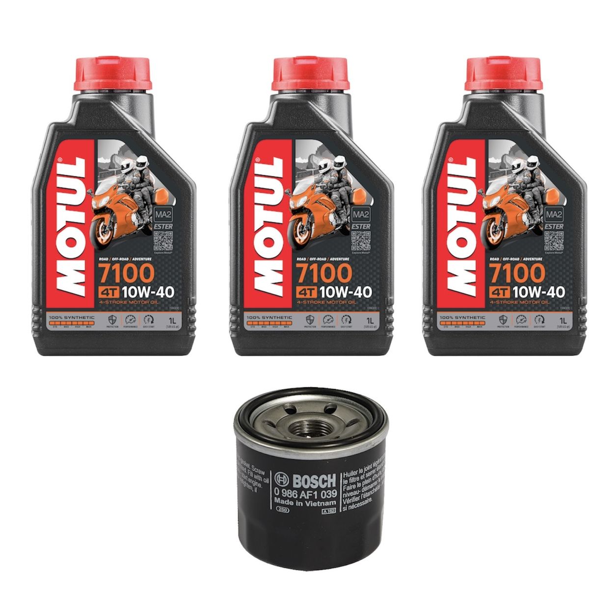 GENERICO - Kit De Mantencion Fullsintetico Yamaha R3 R3a Mt03 Xj6 R6 R1