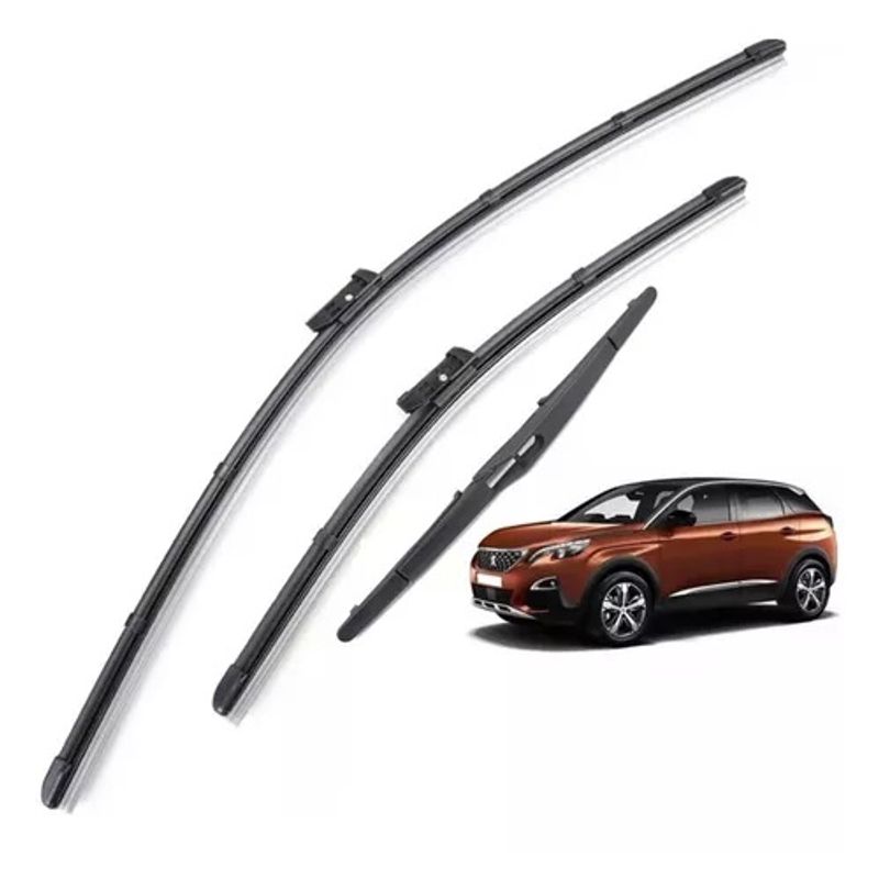 GENERICO - Kit Plumillas Limpiaparabrisas Peugeot 3008 2017 - 2014