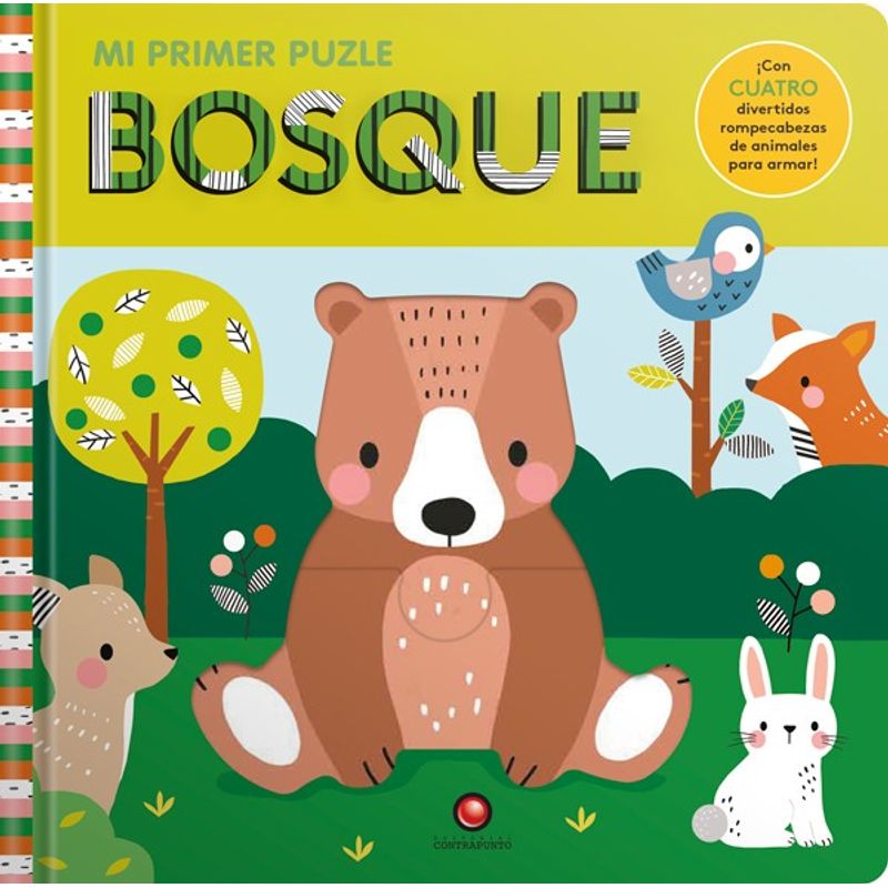 EDITORIAL CONTRAPUNTO - Libro Mi Primer Puzle - Bosque