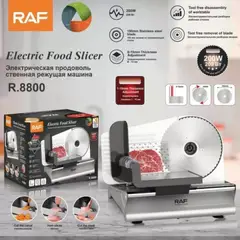 RAF - Rebanadora De Queso Jamón Carne Eléctrica Raf-8800 200w
