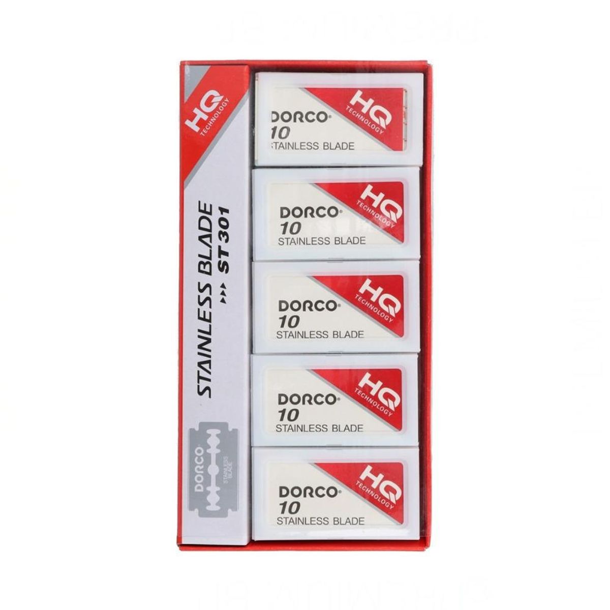 DORCO - Hojillas Dorco HQ Rojas Para Navaja 100 Filos