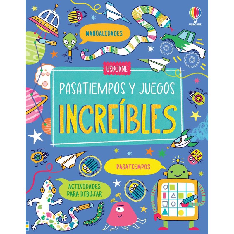 USBORNE - Libro Pasatiempos Y Juegos Increibles