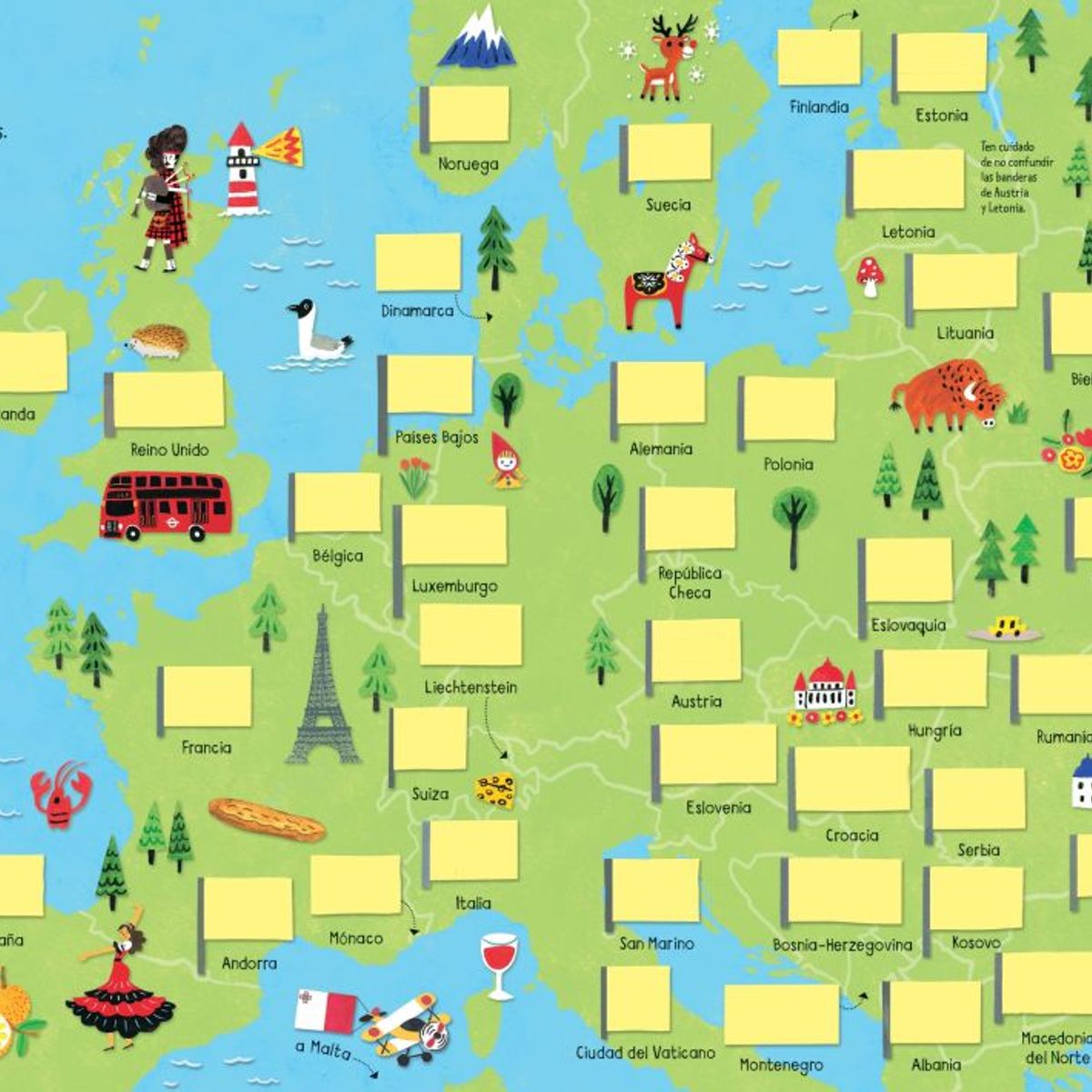 USBORNE - Mi Primer Libro De Pegatinas - Banderas