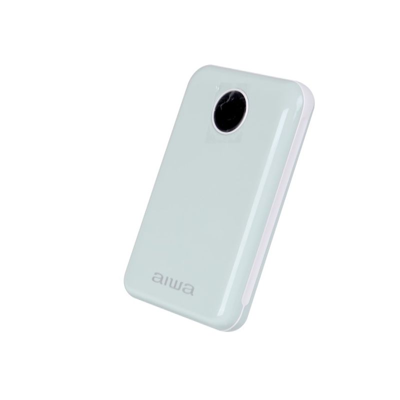 AIWA - Cargador Batería Externa Power Bank Celeste 10.000 Mah Aiwa Paw-300