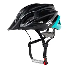 TRIP - CASCO MTB DELIRIUM BLACK TURQUESA - TALLA L